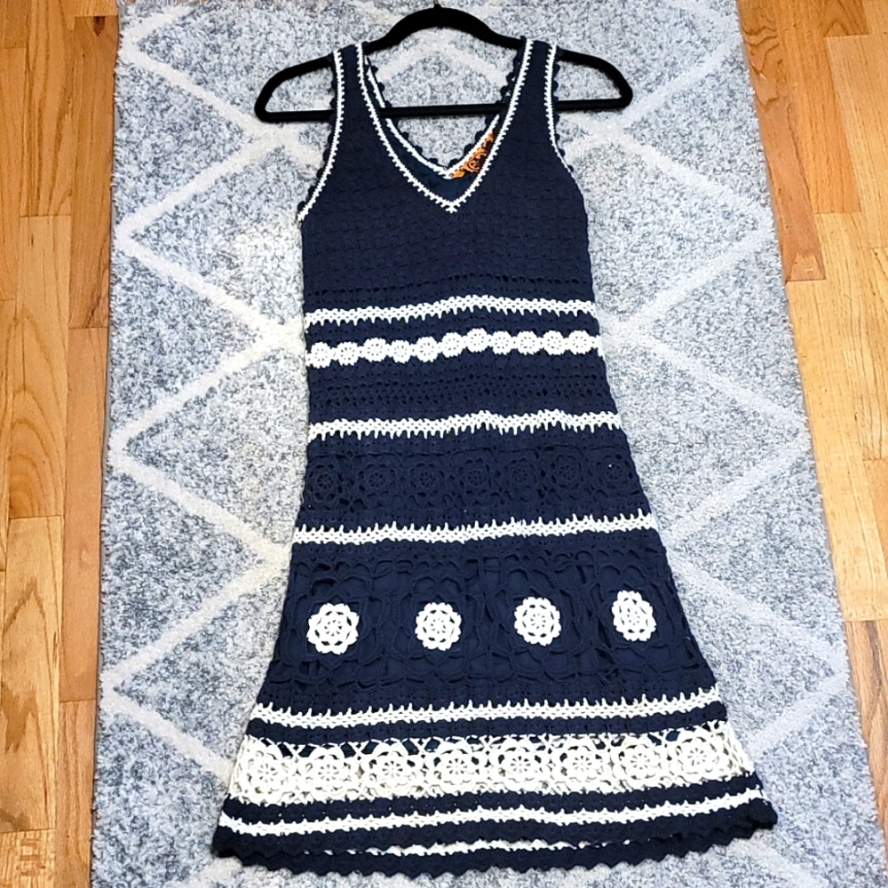 Tory Burch Crochet Knit Dress